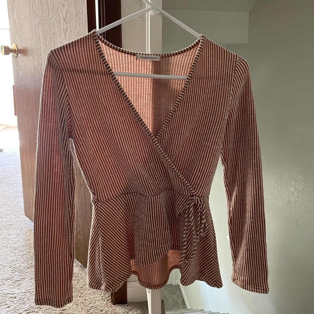 Caution to the wind blouse